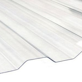 Corrugated Polycarbonate sheet Trapeze 76/16 transparent 0.7mm