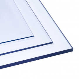 Solid Polycarbonate sheet clear 2x1000x2000mm medium size