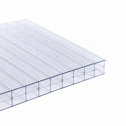 Mehrwandige Polycarbonatplatte, 16 mm, 5X Hammer (2,5), Mittelgröße