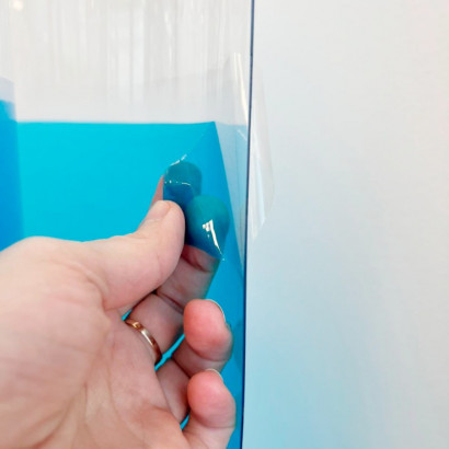 Solid PC clear 0.75mm small size - roll