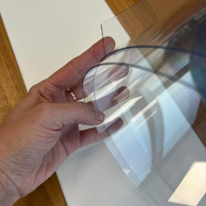 Solid PC clear 0.75mm small size - roll