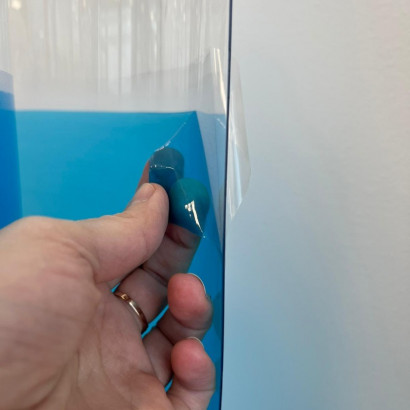 Solid PC clear 0.75mm small size - roll