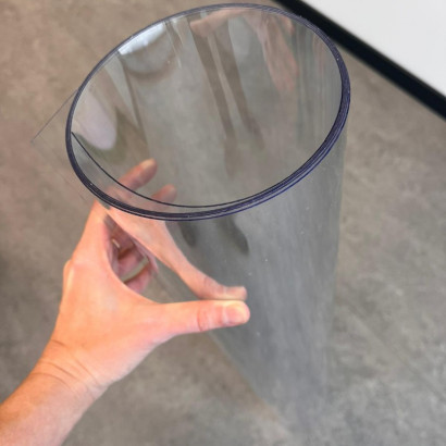 Solid PC clear 0.75mm small size - roll