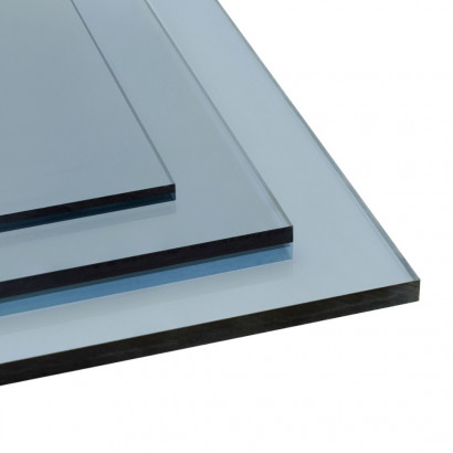 Solid PC anthracite 2mm - Sample