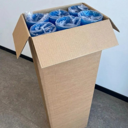 Solid PC clear 0.75mm medium size 6-Roll Box