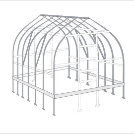 Greenhouse STANDART KLASIKA 15 - SIA Ultraplast EU